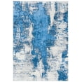 thumbnail image 1 of SAFAVIEH Jasper Alvina Abstract Overdyed Area Rug, Blue/Ivory, 2' x 4', 1 of 8