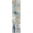 thumbnail image 1 of SAFAVIEH Jasper Alvina Abstract Overdyed Runner Rug, Grey/Gold, 2' x 16', 1 of 8