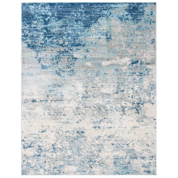 SAFAVIEH Jasper Brandt Abstract Overdyed Area Rug, Grey/Blue, 12' x 18'
