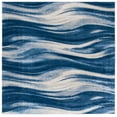 thumbnail image 1 of SAFAVIEH Jasper Eddie Abstract Overdyed Area Rug, Navy/Ivory, 6'7" x 6'7" Square, 1 of 8