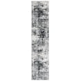 thumbnail image 1 of SAFAVIEH Jasper Francesca Abstract Overdyed Runner Rug, Black/Ivory, 2' x 9', 1 of 8