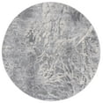 thumbnail image 1 of SAFAVIEH Jasper Mercia Abstract Overdyed Area Rug, Grey/Ivory, 6'7" x 6'7" Round, 1 of 3