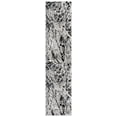 thumbnail image 1 of SAFAVIEH Jasper Mercia Abstract Overdyed Runner Rug, Black/Ivory, 2' x 9', 1 of 3