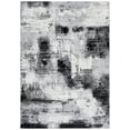 thumbnail image 1 of SAFAVIEH Jasper Oralee Abstract Overdyed Area Rug, Black/Ivory, 4' x 6', 1 of 8