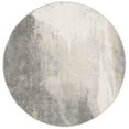 thumbnail image 1 of SAFAVIEH Jasper Tracery Abstract Overdyed Area Rug, Grey/Gold, 3' x 3' Round, 1 of 8