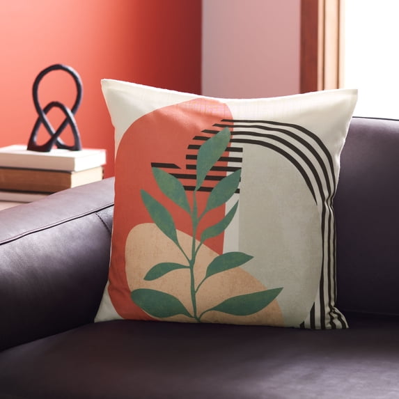 SAFAVIEH Jena Abstract Pillow, 18" x 18", Multi