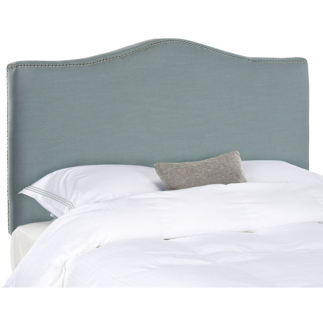 SAFAVIEH Jeneve Retro Winged Upholstered Headboard, Full, Sky Blue