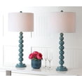 thumbnail image 1 of Safavieh Jenna 32" Contemporary Iron Table Lamp with Off-White Cotton Shade Count of 2, 1 of 7