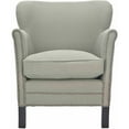 thumbnail image 1 of SAFAVIEH Jenny Traditional Glam Upholstered Arm Chair w/ Nailheads, Sea Mist, 1 of 3