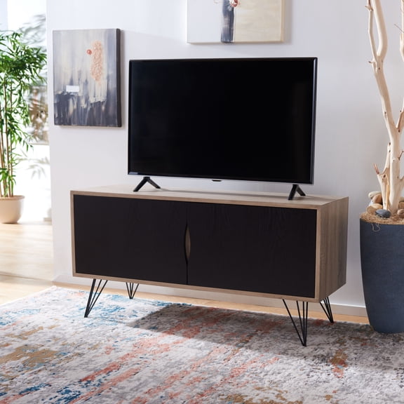 SAFAVIEH Jeralyn Retro Mid-Century Wood Sideboard, Light Oak
