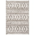 thumbnail image 1 of SAFAVIEH Jericho Lalia Aztec Polyester Shag Area Rug, Taupe/Ivory, 8' x 10', 1 of 8
