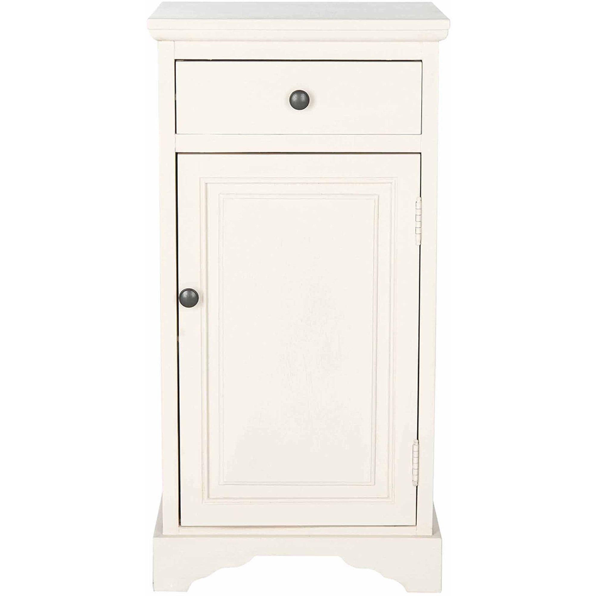 SAFAVIEH Jett Traditional Solid Storage Cabinet, White