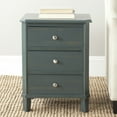 thumbnail image 1 of SAFAVIEH Joe Classic End Table with 3 Storage Drawers, Steel Teal, 1 of 4