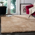 thumbnail image 1 of SAFAVIEH Joella Solid Plush Polyester Shag Area Rug, Beige, 8' x 10', 1 of 8
