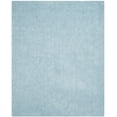 thumbnail image 1 of SAFAVIEH Joella Solid Plush Polyester Shag Area Rug, Light Blue, 8' x 10', 1 of 6