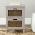 thumbnail image 1 of SAFAVIEH Jonah Country Rustic Two Drawer End Table, Quartz Grey, 1 of 5