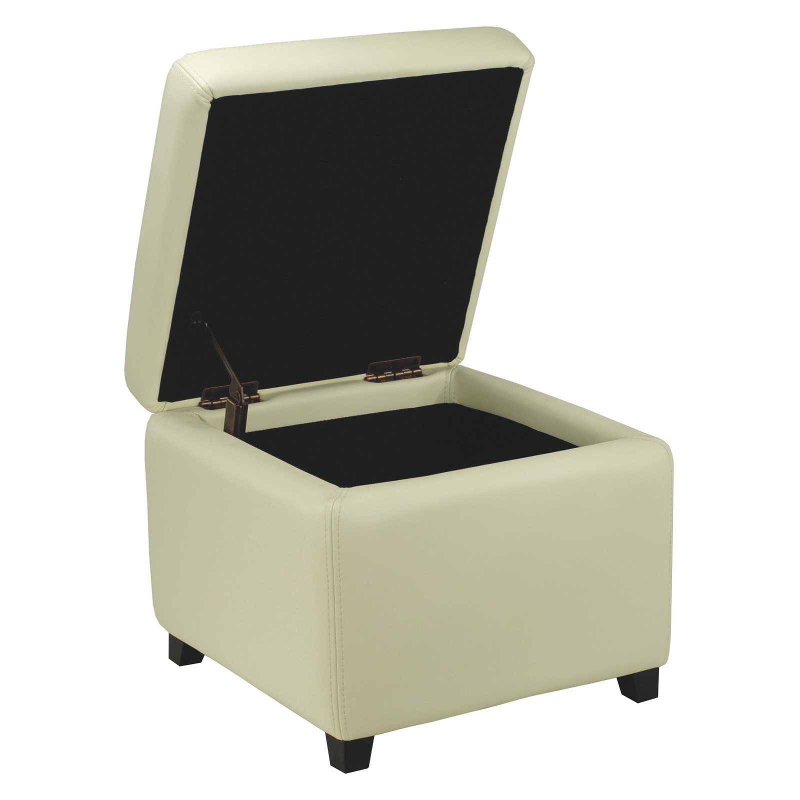 SAFAVIEH Jonathan Flip Top Ottoman Flat Cream