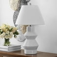 thumbnail image 1 of SAFAVIEH Jonie Solid Ceramic Table Lamp, Black, Set of 2, 1 of 4
