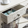 thumbnail image 1 of SAFAVIEH Josie 2-Drawer Console Table Distressed White, 1 of 7