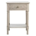 thumbnail image 1 of SAFAVIEH Josie French Greige Rectangle Water Based Paint End Table (19 in. W x 15.8 in. D x 26 in. H), 1 of 14