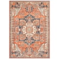 thumbnail image 1 of SAFAVIEH Journey Abram Medallion Area Rug, Rust/Navy, 5'5" x 7'7", 1 of 12