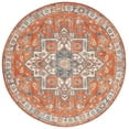 thumbnail image 1 of SAFAVIEH Journey Abram Medallion Area Rug, Rust/Navy, 6'7" x 6'7" Round, 1 of 11