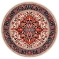 thumbnail image 1 of SAFAVIEH Journey Casey Oriental Machine Washable Area Rug, Ivory/Red, 6'7" x 6'7" Round, 1 of 8