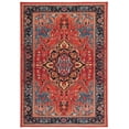 thumbnail image 1 of SAFAVIEH Journey Casey Oriental Machine Washable Area Rug, Red/Blue, 7'9" x 10', 1 of 9