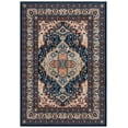 thumbnail image 1 of SAFAVIEH Journey Elfrida Medallion Machine Washable Area Rug, Navy/Ivory, 8' x 10', 1 of 9