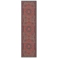 thumbnail image 1 of SAFAVIEH Journey Ethelinda Oriental Machine Washable Runner Rug, Navy/Red, 2'2" x 11', 1 of 10
