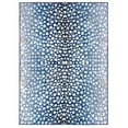 thumbnail image 1 of SAFAVIEH Journey Jancis Polka Dot Machine Washable Area Rug, Navy/Beige, 7'9" x 10', 1 of 7
