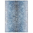 thumbnail image 1 of SAFAVIEH Journey Jancis Polka Dot Machine Washable Area Rug, Navy/Beige, 8'9" x 12', 1 of 9
