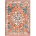 thumbnail image 1 of SAFAVIEH Journey Malandra Medallion Area Rug, Rust/Blue Ivory, 5'5" x 7'7", 1 of 9