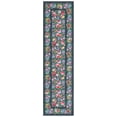 thumbnail image 1 of SAFAVIEH Journey Marvyn Floral Machine Washable Runner Rug, Charcoal/Green, 2'2" x 9', 1 of 8