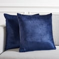 thumbnail image 1 of SAFAVIEH Jovanni Solid Pillow, 22" x 22", Navy, Set of 2, 1 of 1