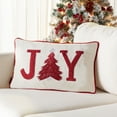 thumbnail image 1 of SAFAVIEH Joy Tree Pillow, 12" x 20", Cream, 1 of 6