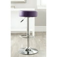 thumbnail image 1 of SAFAVIEH Jude Swivel Bar Stool Purple, 1 of 4