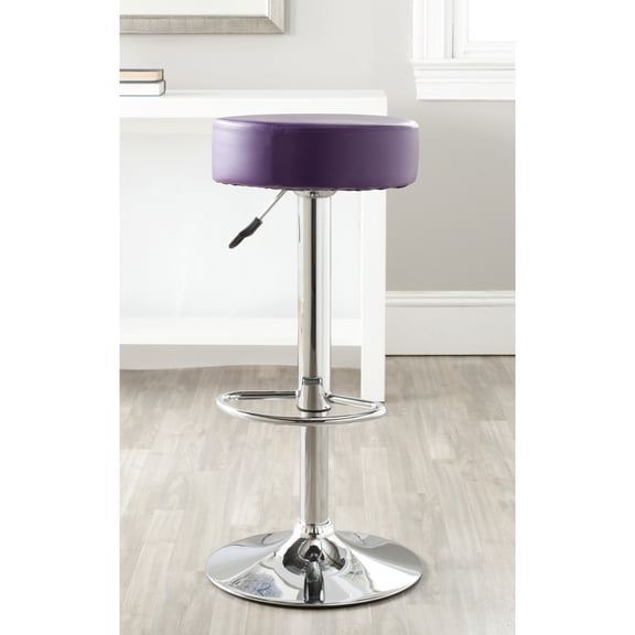 SAFAVIEH Jude Swivel Bar Stool Purple