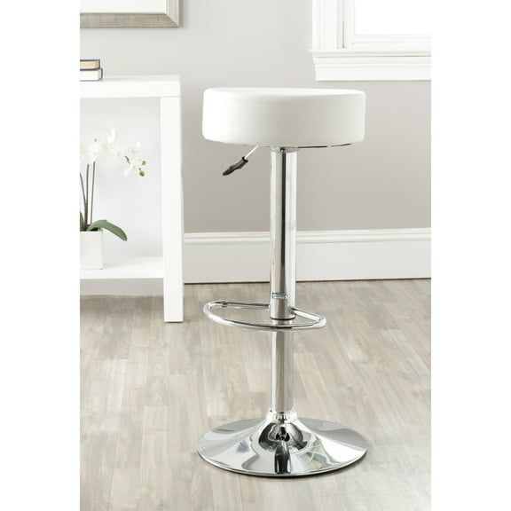 SAFAVIEH Jude Swivel Bar Stool White