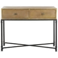 thumbnail image 1 of SAFAVIEH Julian 2-Drawer Console Table Natural, 1 of 3