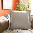 thumbnail image 1 of SAFAVIEH Jyana Solid Pillow, 18" x 18", Grey, 1 of 4