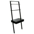 thumbnail image 1 of SAFAVIEH Kamy Rustic Retro 2 Shelf Leaning Desk, Black, 1 of 10