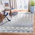 thumbnail image 1 of SAFAVIEH Kasbah Kiaran Geometric Aztec Area Rug, Ivory/Blue, 5' x 8', 1 of 5