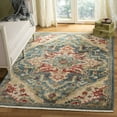 thumbnail image 1 of SAFAVIEH Kashan Clyde Traditional Area Rug, Blue/Beige, 8' x 10', 1 of 6