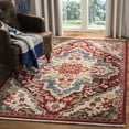 thumbnail image 1 of SAFAVIEH Kashan Clyde Traditional Area Rug, Red/Beige, 9' x 12', 1 of 7