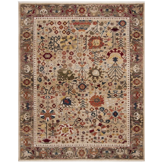 SAFAVIEH Kashan Vaska Oriental Area Rug, Beige/Taupe, 10' x 14'