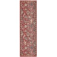 thumbnail image 1 of SAFAVIEH Kashan Isaija Medallion Runner Rug, Rust/Ivory, 2'6" x 8', 1 of 8