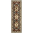 thumbnail image 1 of SAFAVIEH Kashan Jarrett Oriental Runner Rug, Ivory/Blue, 2'6" x 14', 1 of 8
