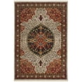 thumbnail image 1 of SAFAVIEH Kashan Mason Traditional Area Rug, Ivory/Red, 3'3" x 4'10", 1 of 5