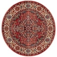 thumbnail image 1 of SAFAVIEH Kashan Pema Oriental Area Rug, Red/Ivory, 3'3" x 3'3" Round, 1 of 8
